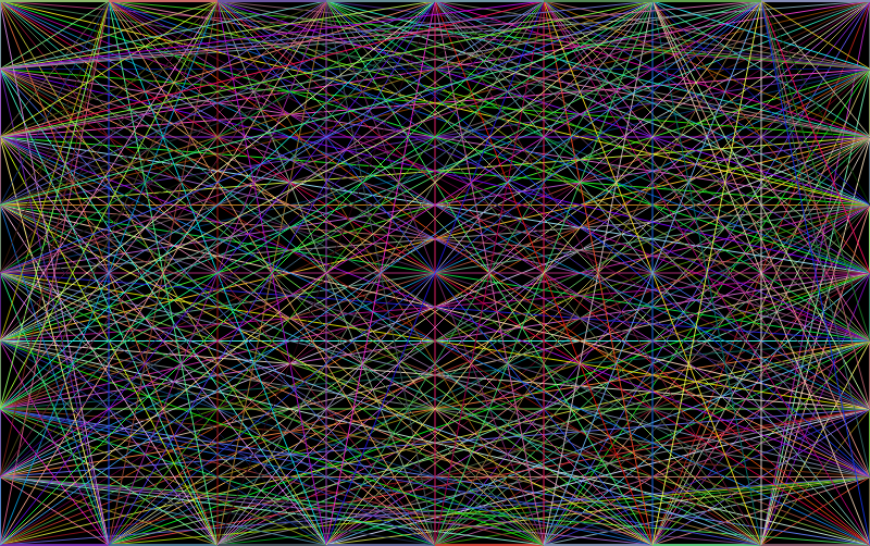 Prismatic Network Background