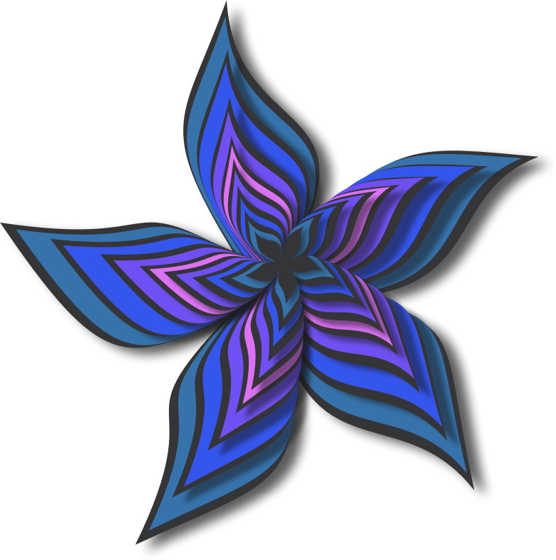 Abstract flower 28 (colour 5)