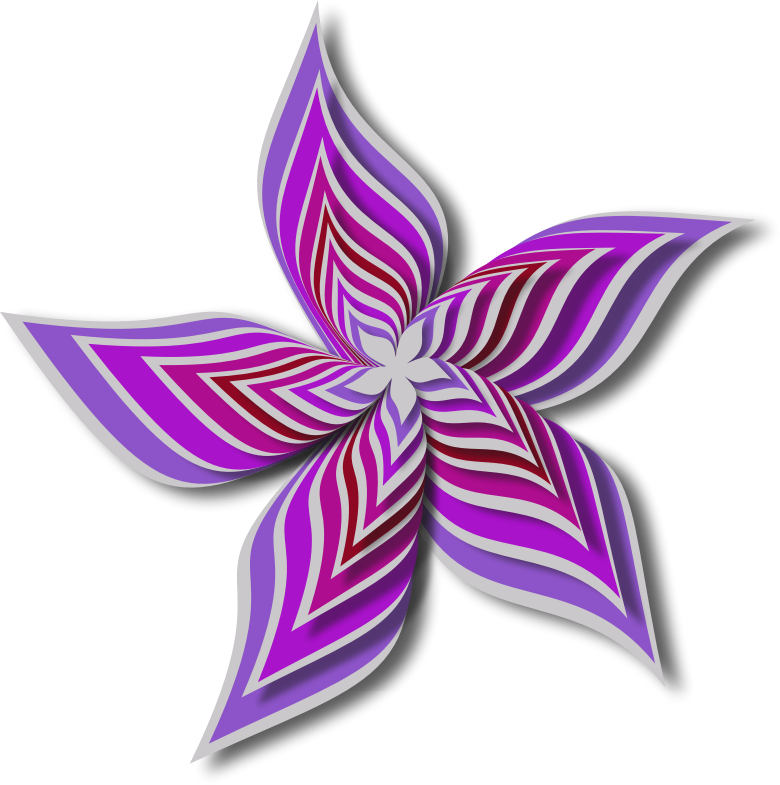 Abstract flower 28 (colour 8)