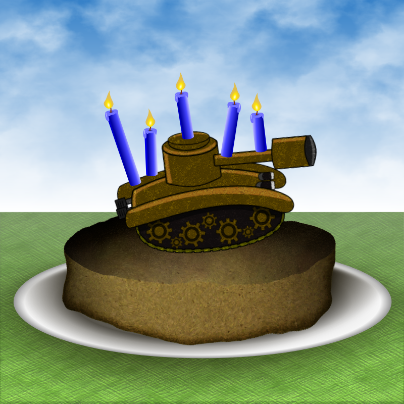 tank cake