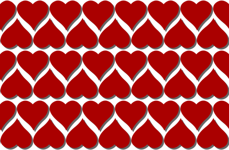Heart pattern 4