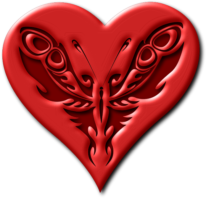 Butterfly heart (version 2)