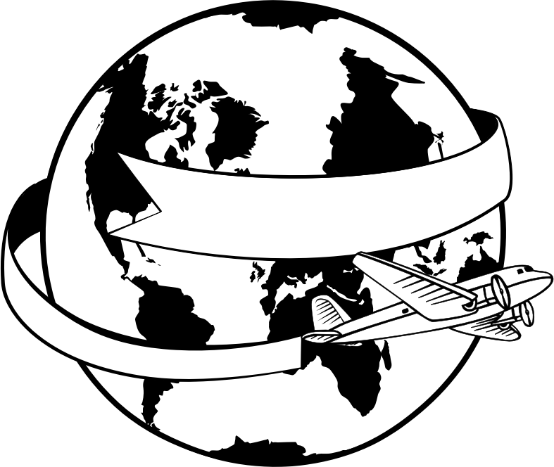 around the world banner