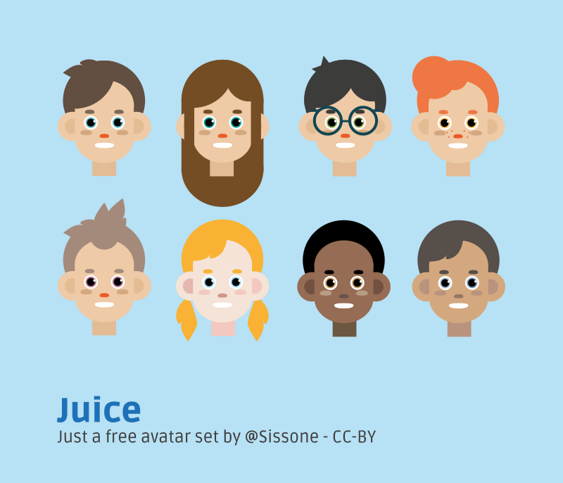 Juice avatar set
