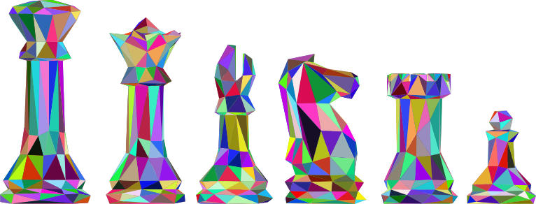 Low Poly Chess Pieces Prismatic