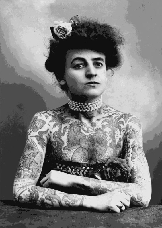 Tattooed Woman