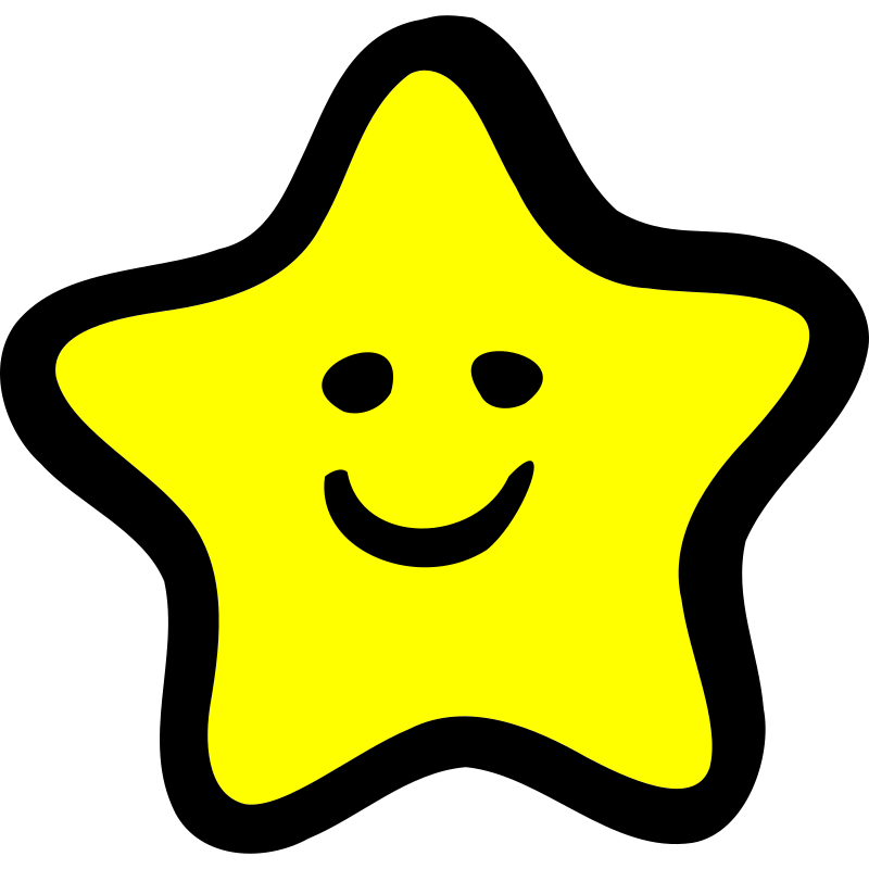 happy star clipart