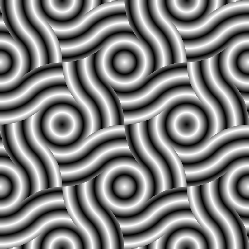 wave-dot pattern