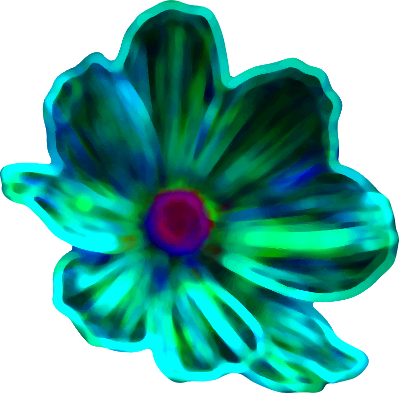 Neon flower (colour 3)