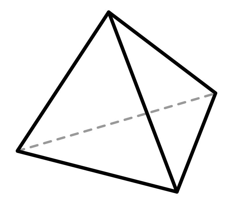 tetrahedron Openclipart