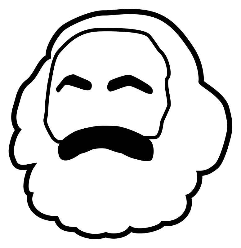 Karl Marx Head (Icon) - 200 years