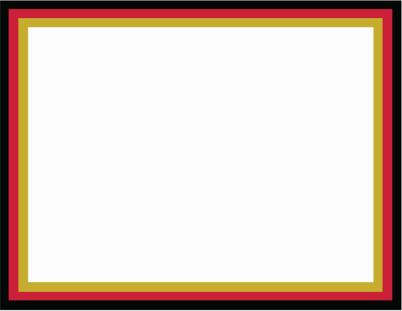 German Flag Country Colors Border Frame