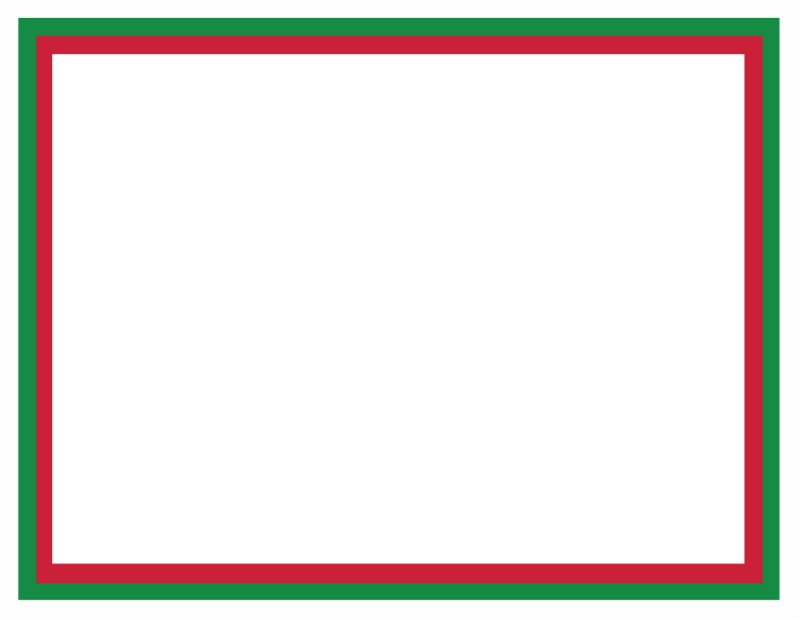 Christmas holiday frame border