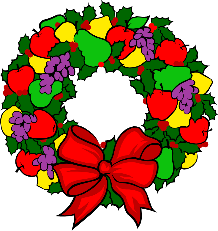 colorful wreath - Openclipart