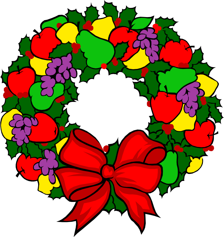 colorful wreath