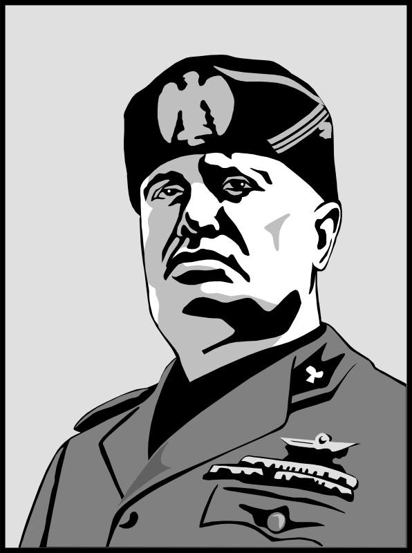 benito mussolini Openclipart