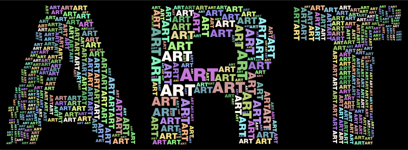 Art Fractal Typography