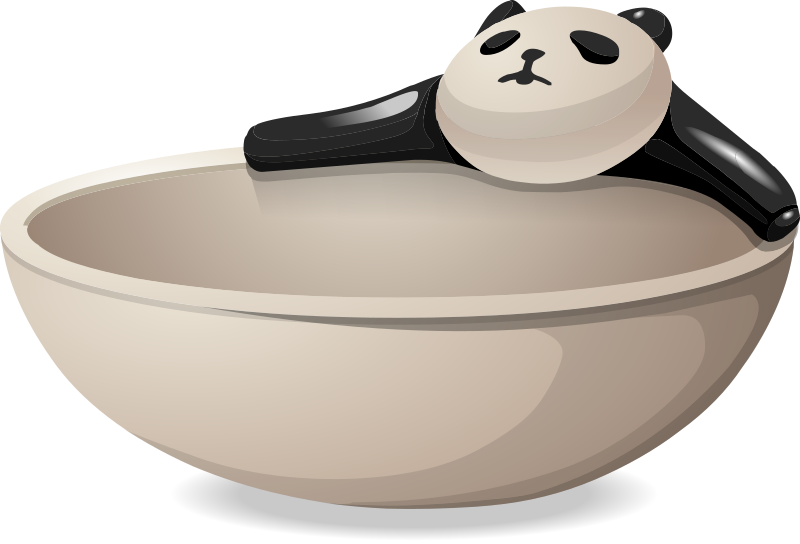 Panda bowl from Glitch