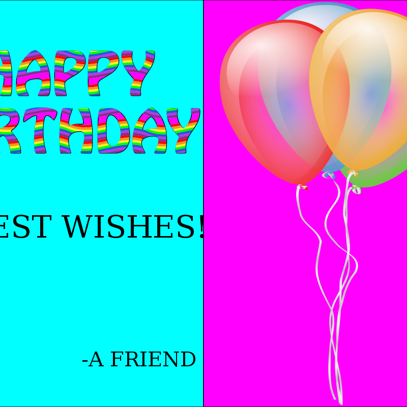 B-Day card