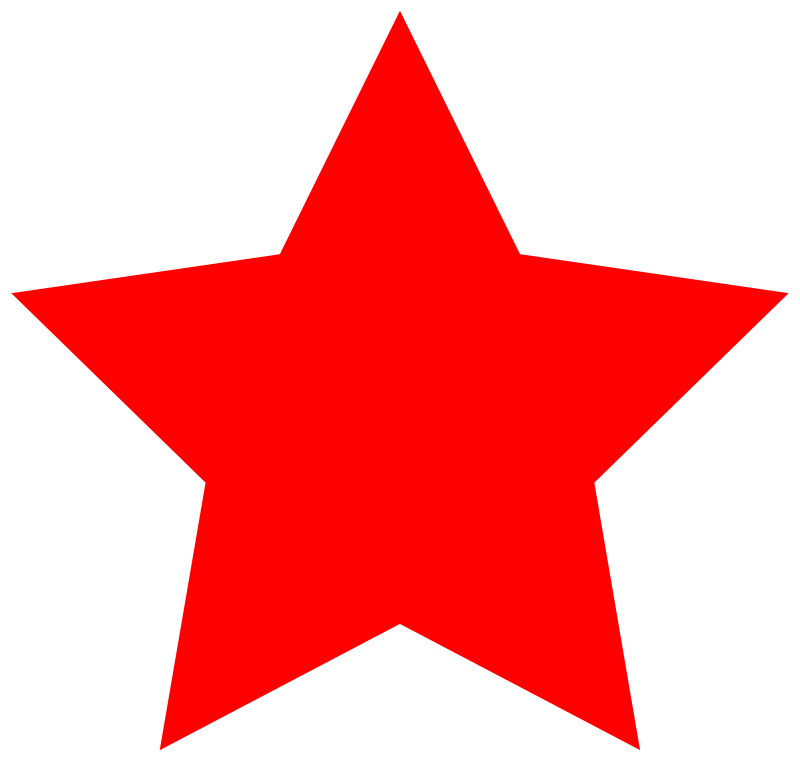 simple red star