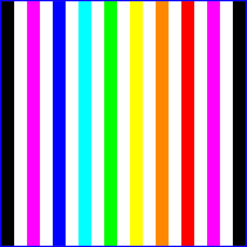 Rainbow Stripes Pattern with a small frame