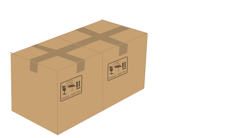 Two boxes