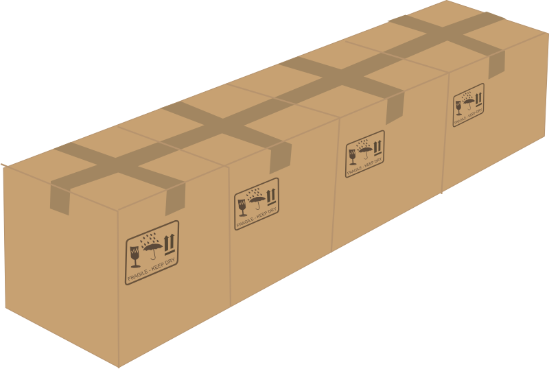 Four boxes