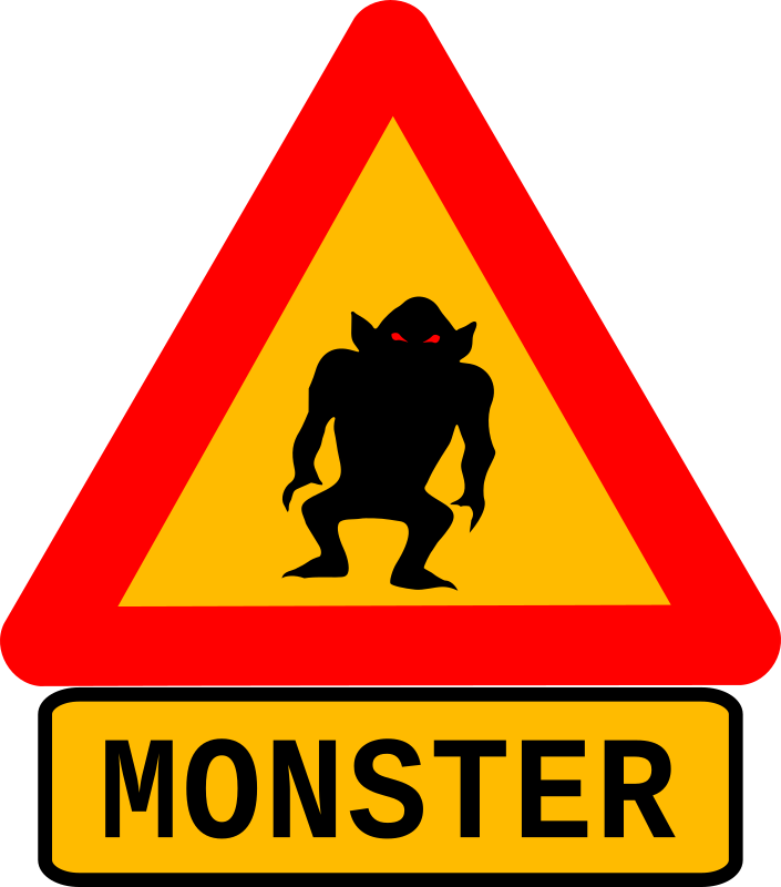 Warning monster