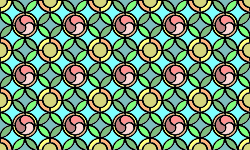 Leaded glass background