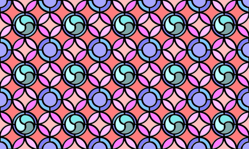 Leaded glass background (colour 2)