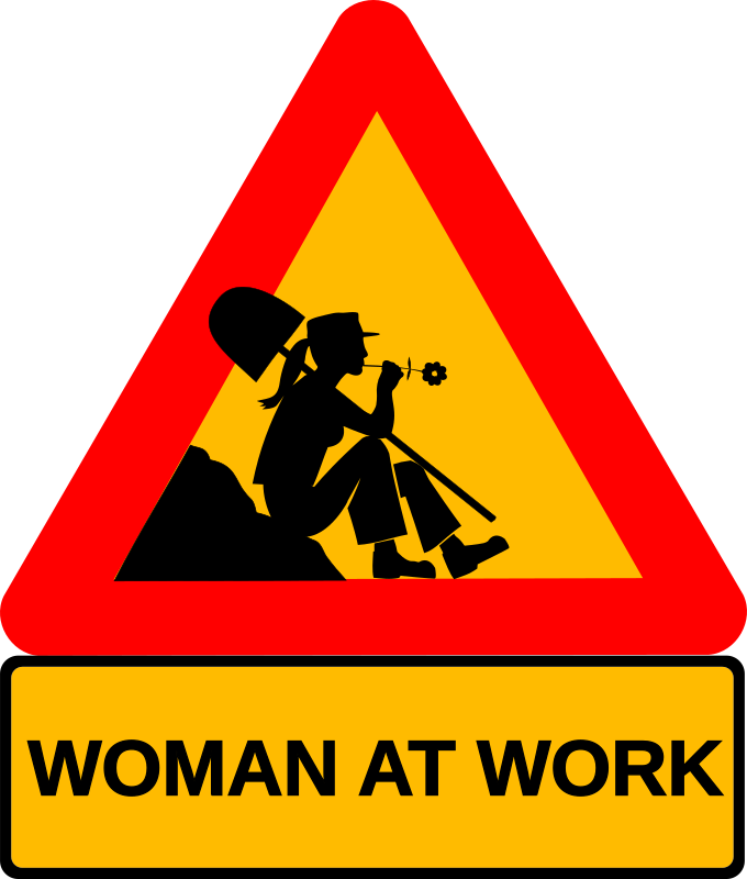 Woman at work