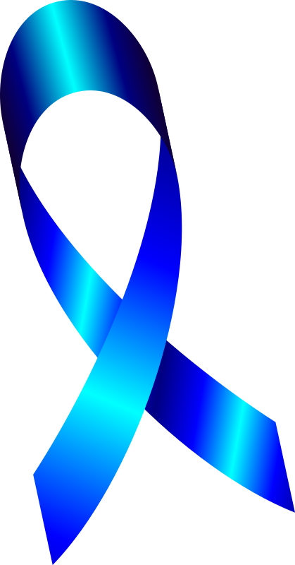 Novembro azul faixa - Blue November ribbon