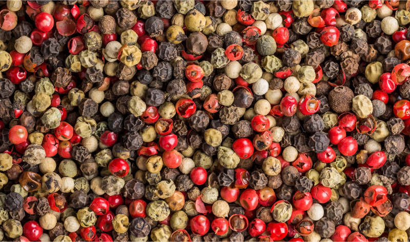 Mixed peppercorns