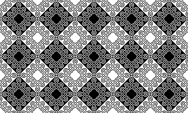 Background pattern 277 (black and white)