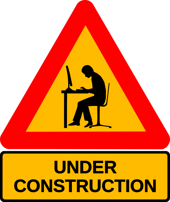 road under construction sign