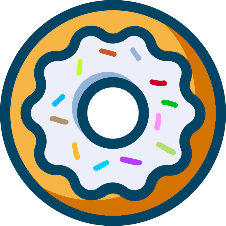 donut with sprinkles