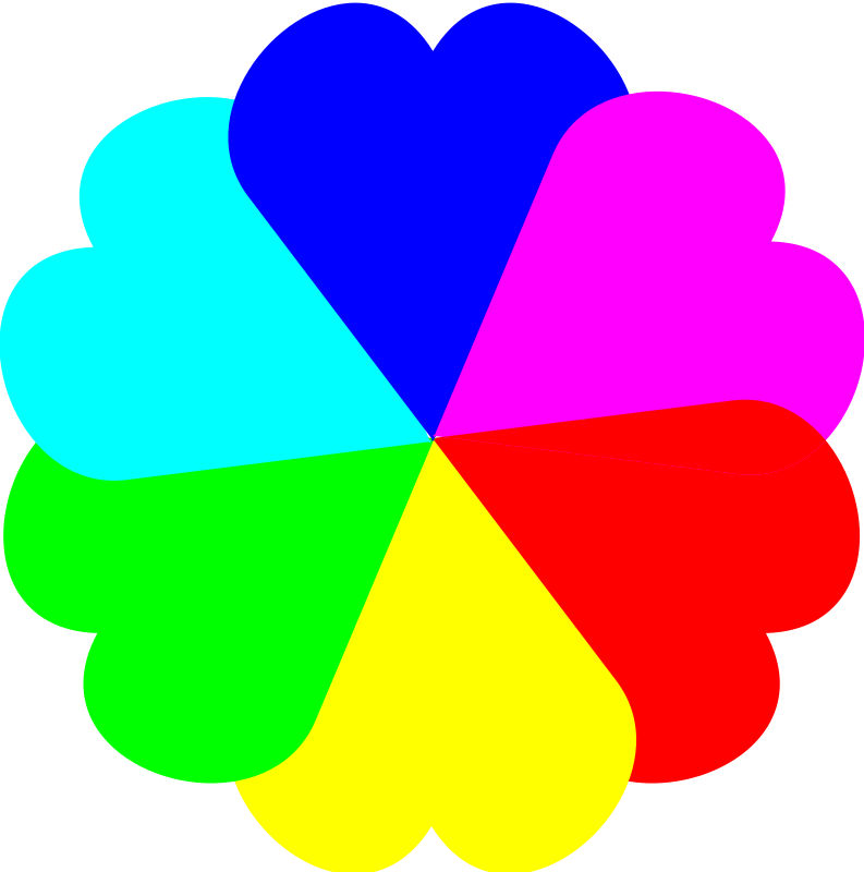  Flowerheart spectrum colors