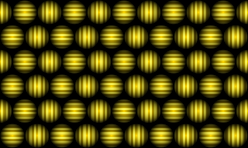 Stripey ball pattern