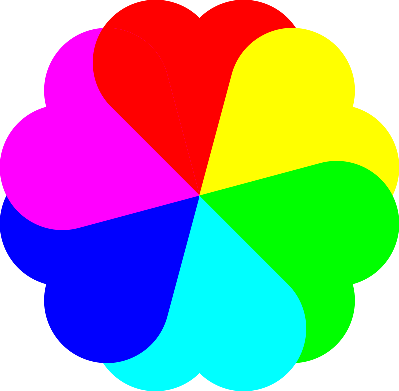 Flowerheart spectrum colors