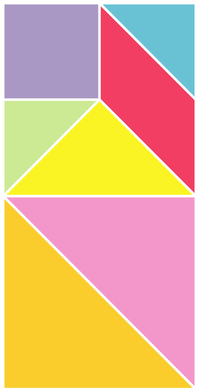 Tangram rectangle