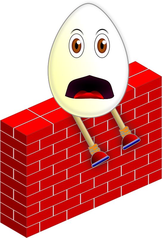 Humpty Dumpty on a Wall