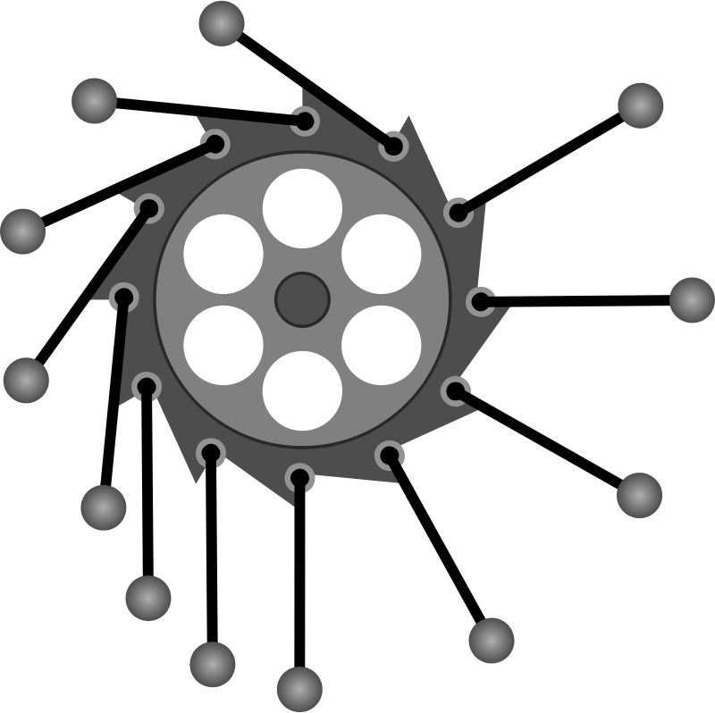 Overbalanced wheel perpetual motion machine