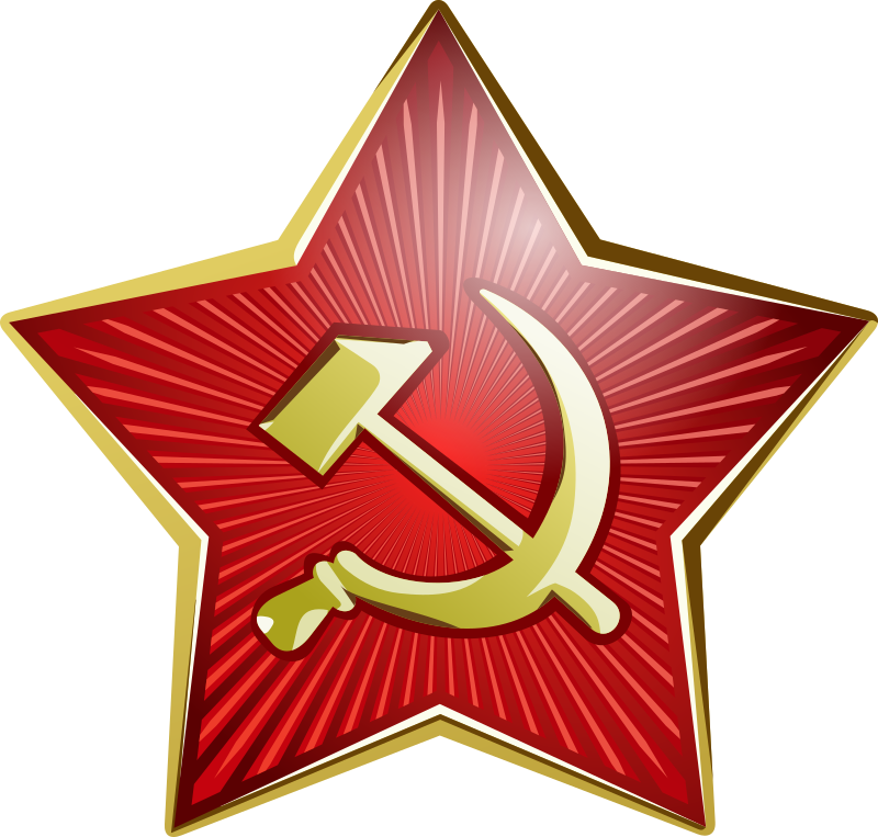 Star of Soviet soldier