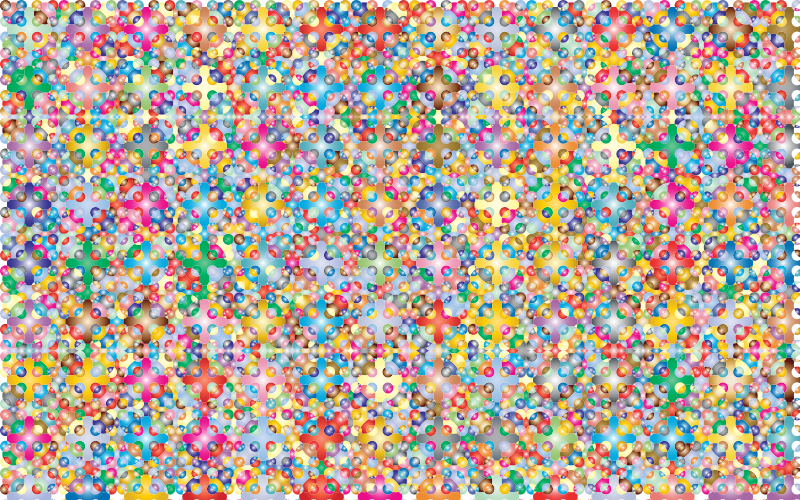 Prismatic Geometric Checkered Pattern 2