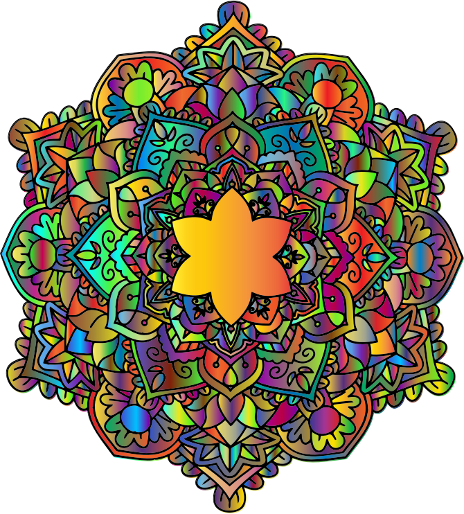 Flowery Mandala Prismatic