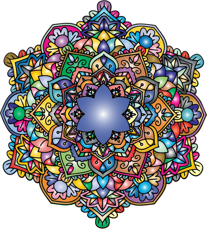 Flowery Mandala Prismatic 2