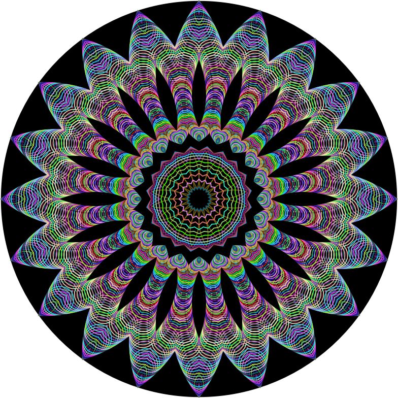 Mandala-Like Line Art