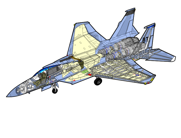 f 15 drawing