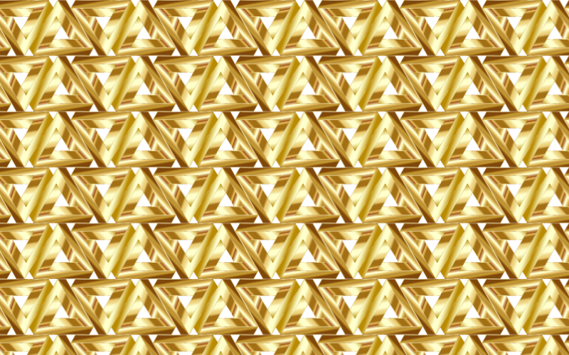 Seamless Penrose Triangle Pattern No Background