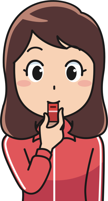 blowing whistle clipart